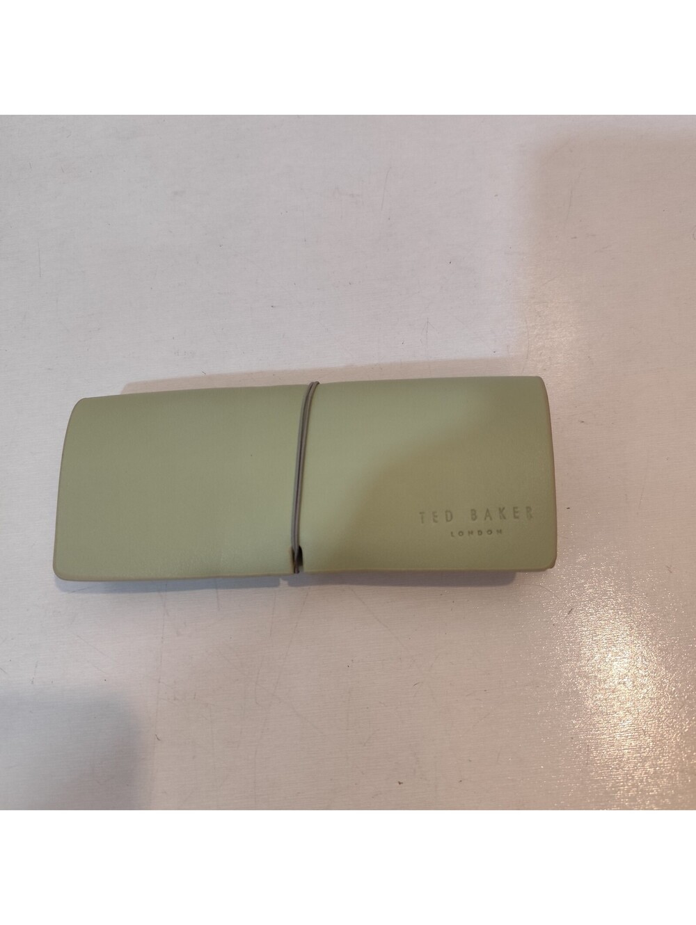 Ted Baker London Mint Green Soft Fold Over Spectacle Glasses Case